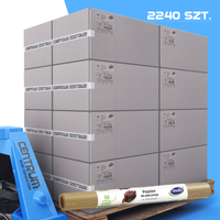 PALETA STELLA PAPIER DO PIECZENIA BRĄZOWY 10 ARKUSZY 2240szt